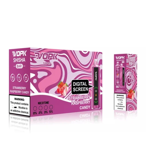 VOPK Shisha Bar 20000 Puffs Vape – Rechargeable, Flavor-Rich, and Long-Lasting - Image 3