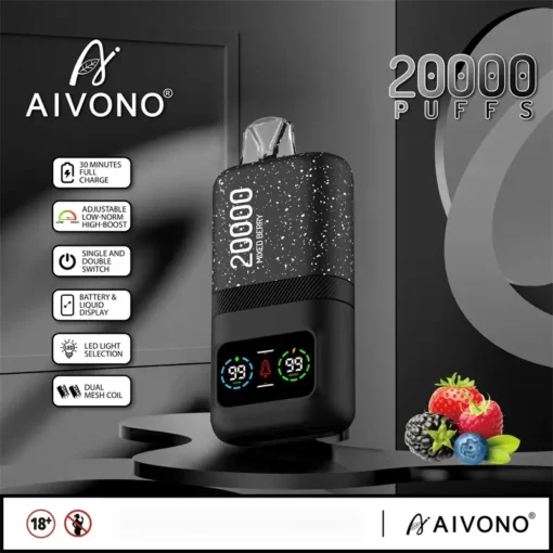 AIVONO Vape 20000 Puffs Disposable – Revolutionizing Flavor, Wholesale Deals - Image 3