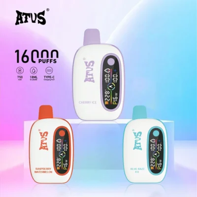 ATVS Vape 16000 Puffs – Multi-Flavor Experience with Smart Screen