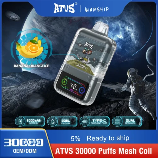 ATVS Vape 30000 Puffs – Peak Performance & Unmatched Flavor - Image 4