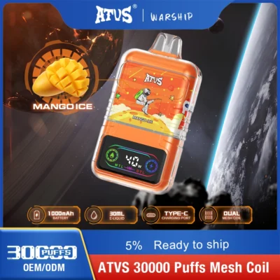 ATVS Vape 30000 Puffs - Performance maximale et saveur inégalée