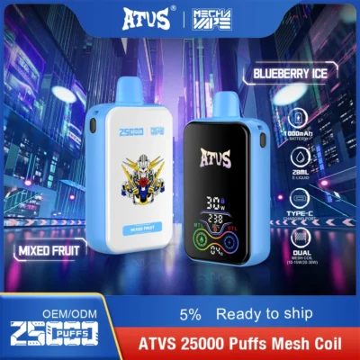 ATVS Vape 25000 Puffs – Smart Screen & Cutting-Edge Design