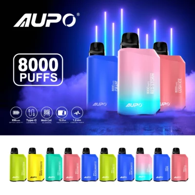 AUPO Vape 8,000 Puffs JETBAR PRO – Rechargeable with Rich, Bold Flavor