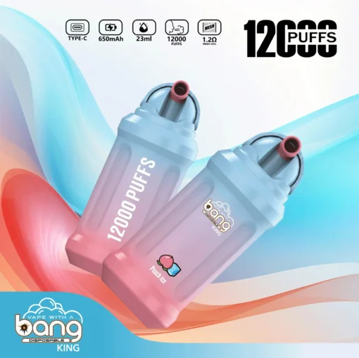 Bang King 12000 Puffs is a vape device that offers a large capacity and features a flip-top design. - Image 6