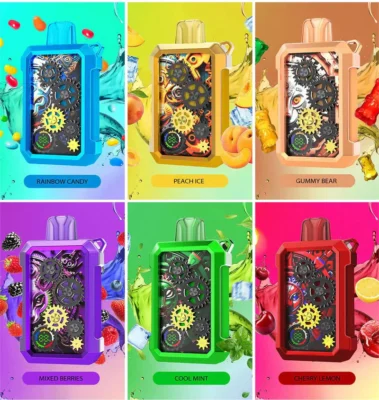 Bang Gear 20000 Puffs to urządzenie vape z podwójnym trybem i interaktywnym wyświetlaczem.