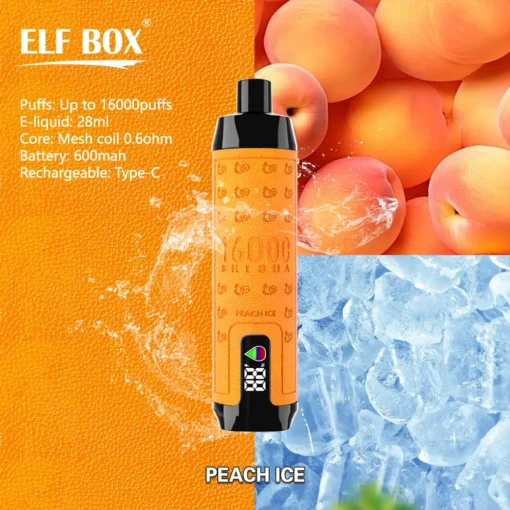 ELF Box Shisha 16000 Disposable Vape – Experience Unparalleled Vaping Pleasure! - Afbeelding 3