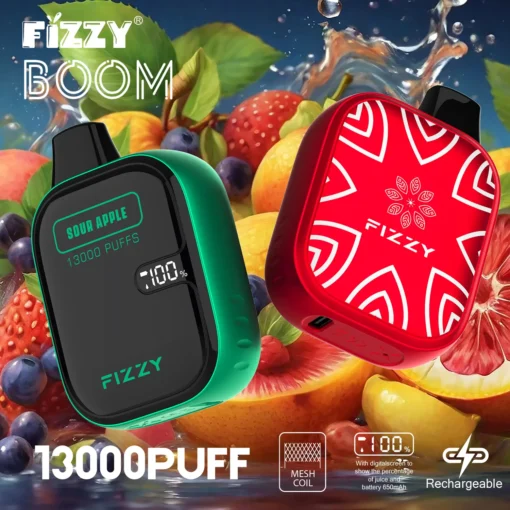 Fizzy Boom Vape 13000 Puffs – Shop Online, Retail & Wholesale Options Available - Afbeelding 3