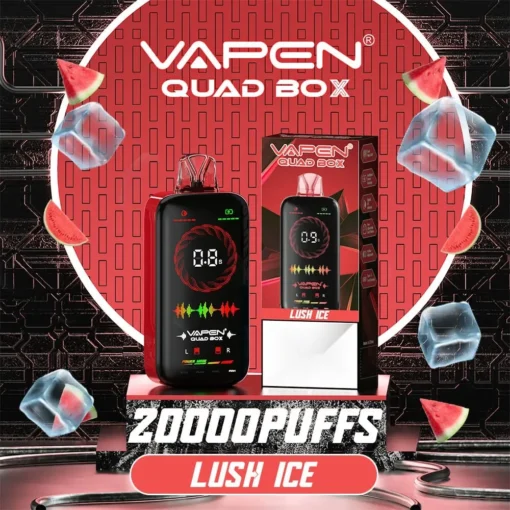 VAPEN Quad Box 20000 Puffs Vape – 4 Adjustable Modes, 28ml E-Liquid Capacity - Image 2