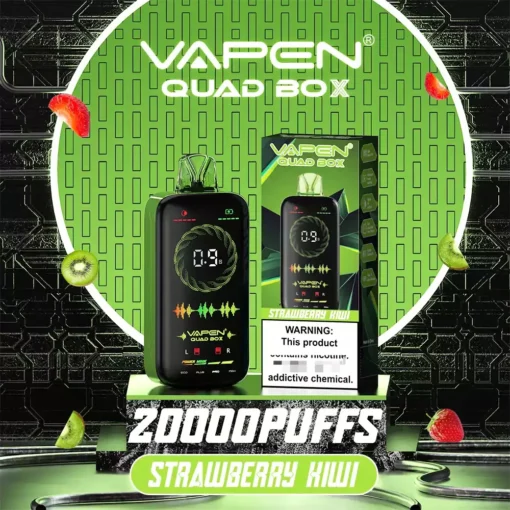 VAPEN Quad Box 20000 Puffs Vape – 4 Adjustable Modes, 28ml E-Liquid Capacity