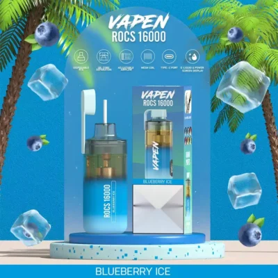 VAPEN ROCS 16000 Puffs Jednorazowe Vape - pojemność 25 ml, możliwość ładowania dla dłuższego użytkowania
