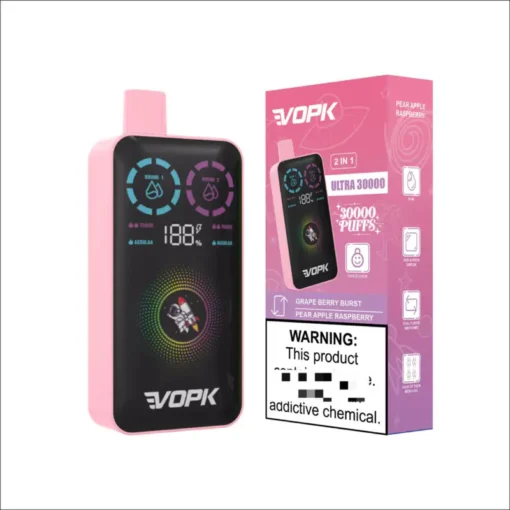 VOPK ULTRA 30000 Puffs Vape – Dual Flavor, Long-Lasting Performance for Ultimate Satisfaction - Image 6