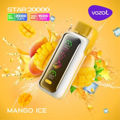 VOZOL Star 20000 Puffs Vape – Long-Lasting Flavor, Dual Modes for Customizable Experience - Image 5