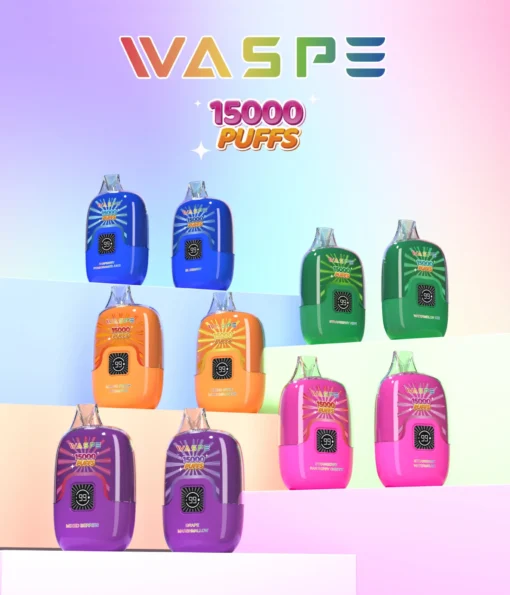 WASPE Vape 15000 Puffs – Rechargeable, Multiple Flavor Options for a Customizable Experience - Image 2