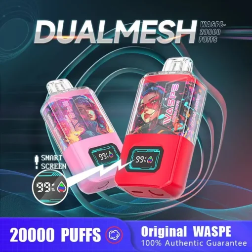 WASPE Vape 20000 Puffs – Dual Mesh, Multiple Flavors, Available for Wholesale - Image 3