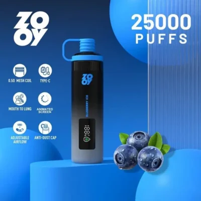 ZOOY VAPE SHISHA bietet 25000 Puffs Vape mit einer dauerhaften und schmackhaften Erfahrung.