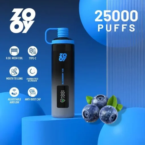 ZOOY VAPE SHISHA offers 25000 Puffs Vape with a durable and tasty experience.