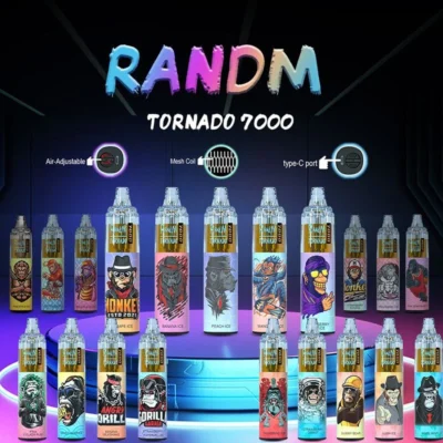 RandM Tornado 7000 Puffs - 50+ Flavors, The Ultimate Disposable Vape