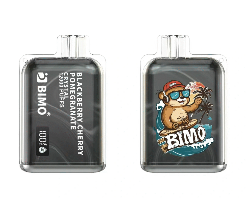 BIMO Crystal 12000 Puffs Vape na jedno použití: 2 BPA: nejlepší volba pro chuť a výkon BIMO Crystal 12000 Puffs jednorázové Vape