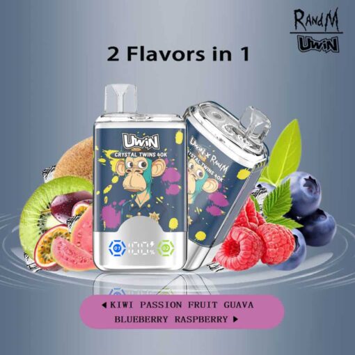 Uwin RandM Crystal Twins 40000 Puffs(15 flavours) - Image 8
