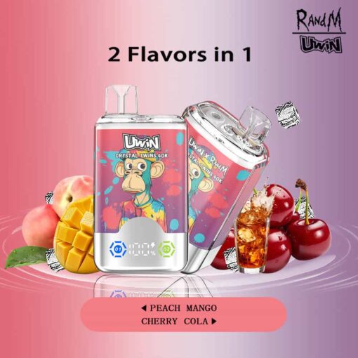 Uwin RandM Crystal Twins 40000 Puffs(15 flavours) - Image 6