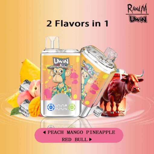 Uwin RandM Crystal Twins 40000 Puffs(15 flavours) - Image 5