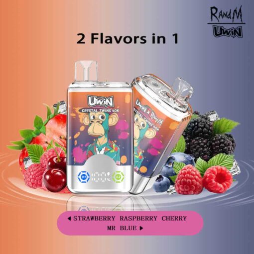 Uwin RandM Crystal Twins 40000 Puffs(15 flavours) - Image 15