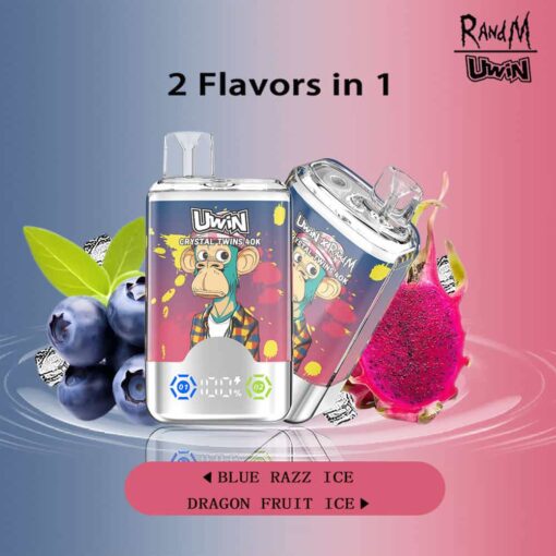 Uwin RandM Crystal Twins 40000 Puffs(15 flavours) - Image 17